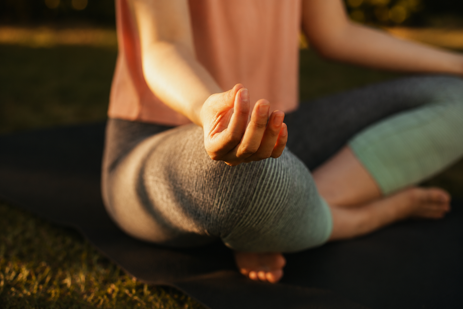 Stillness on the mat